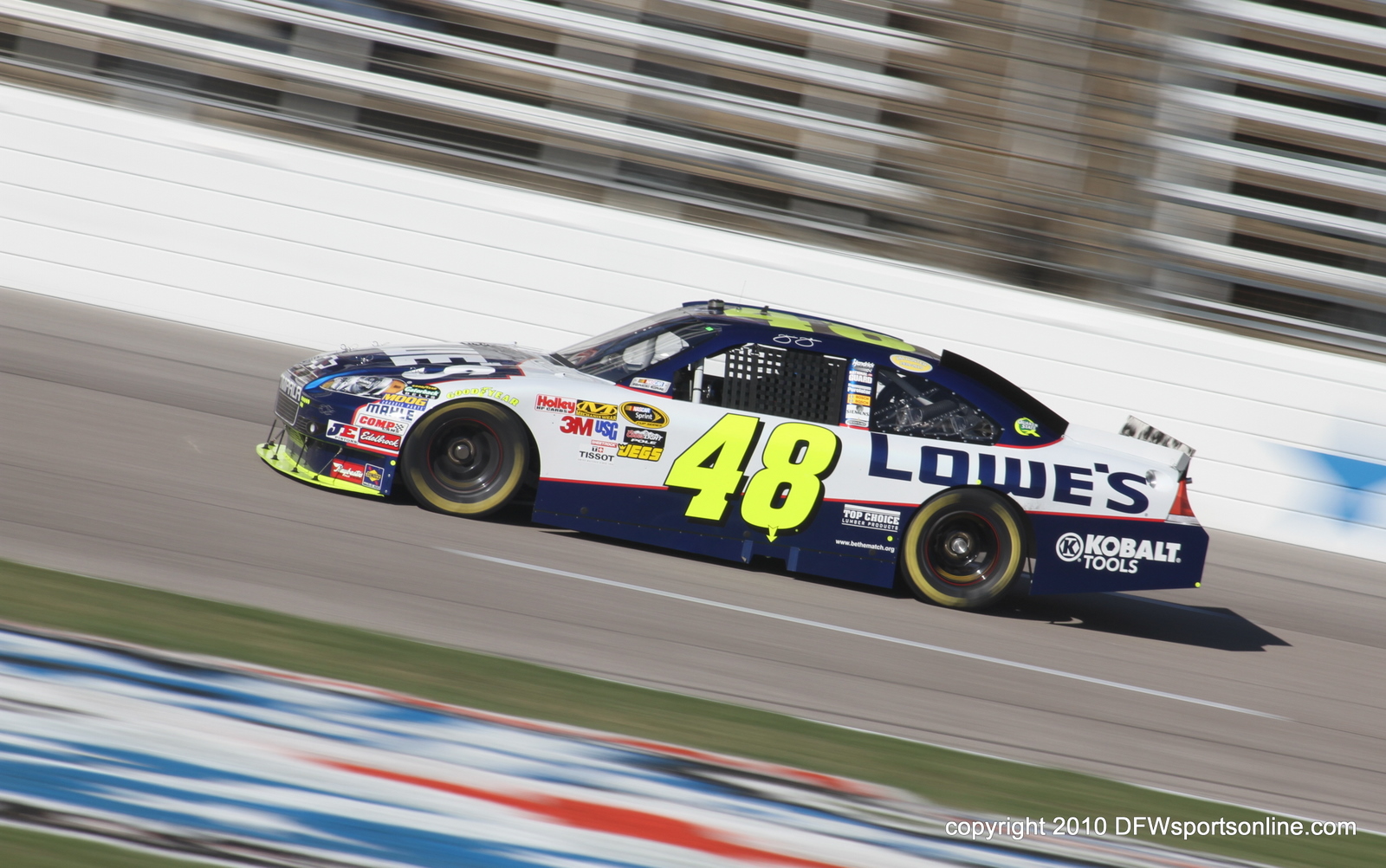 Jimmie Johnson. Photo by George Walker